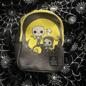 Funko Pop Yellow and Black Nightmare Before Christmas Mini Backpack